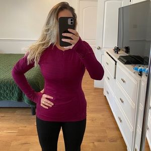 Athleta long sleeve quarter zip top